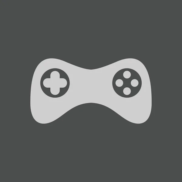 Gamepad Symbol Vektor Flacher Designstil — Stockvektor