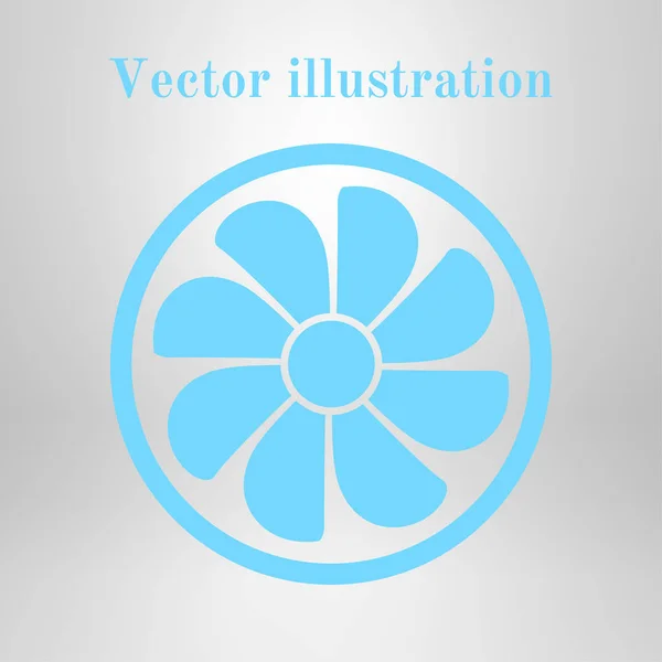 Icono Del Ventilador Escape Símbolo Del Ventilador — Vector de stock
