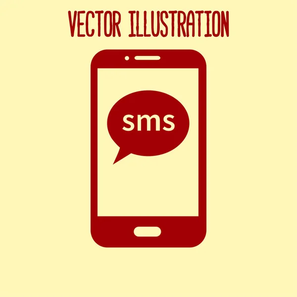 Vektor Illustration Des Smartphone Symbols — Stockvektor