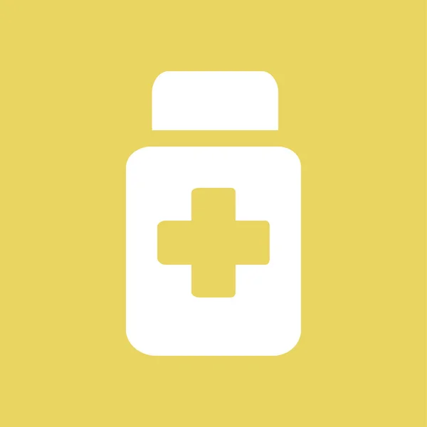 Drugs Sign Icon Pack Pills Flat Design Style Vector Eps — Stock Vector