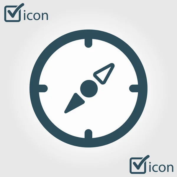 Vector Illustration Compass Icon — Stock Vector