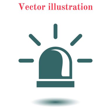 Polis tek simge. Alarm güç düğmesi. Polis seslenmek düğme. 