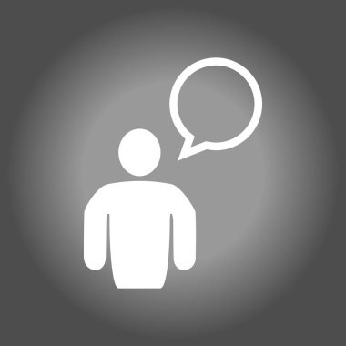 Kullanıcı simgesi simgesi. Kişi sembolü. İnsan avatarı. Düz stil. EPS 10.