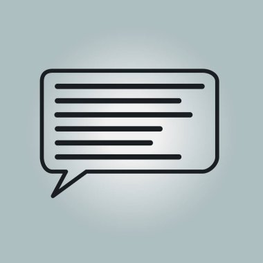 Geneli düz tasarım simgesi bubbles 