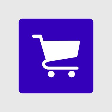 grafik alışveriş düz simgesi