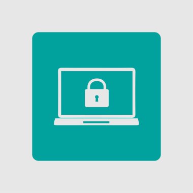 İnternet güvenliği konsepti ikonu. Tanımlama ve koruma simgesi.