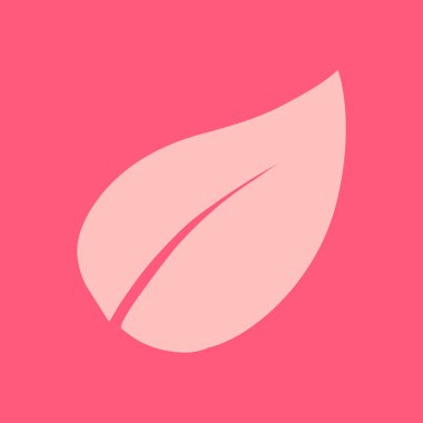 Yaprak simgesi. Taze doğal ürün. Organik ürün erkek. Düz tasarım stili.