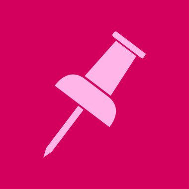  PIN simgesi itmek. Vektör Eps 10. 