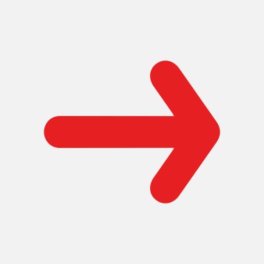 Ok simgesi. vektör illüstrasyonu