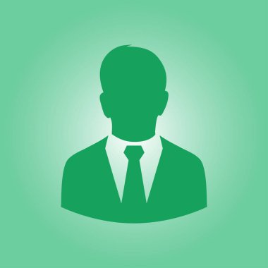 bir iş takım elbiseli adam kullanıcı simgesi.