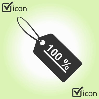 Satılık Etiketler simgesi. Düz tasarım stili. Vektör Eps 10.