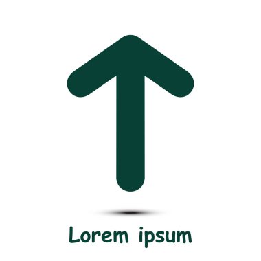 Ok simgesi. vektör illüstrasyonu