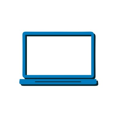 dizüstü bilgisayar kutsal kişilerin resmi, düz tasarım stili, vektör Eps 10, vektör çizim 