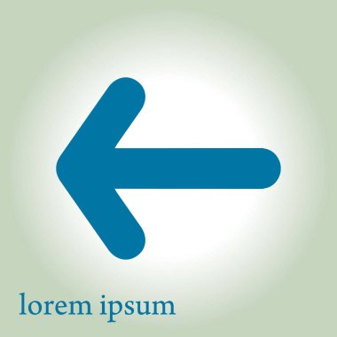 Ok simgesi. vektör illüstrasyonu