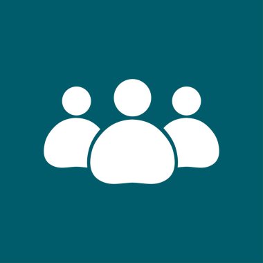 Takım iş simgesi. Ofis çalışanları ve iş takım.