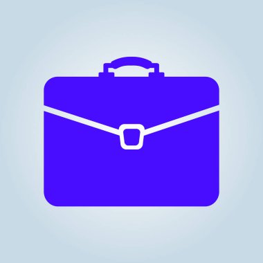 Evrak çantası ikonu, vektör illüstrasyonu. düz tasarım biçimi 