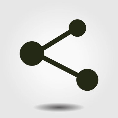 Pay işareti kutsal kişilerin resmi. Düz tasarım stili.