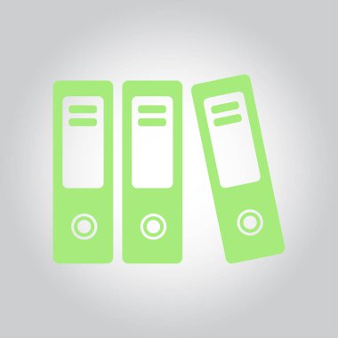 Evrak ve belgeler Office klasörler. Arşiv klasör simgesi. 