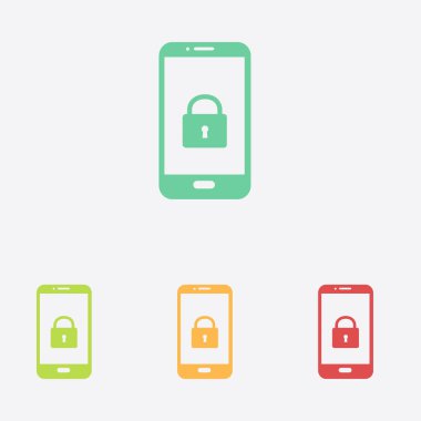 Internet güvenlik kavramı simgesi. Kimlik ve koruma simgesi.