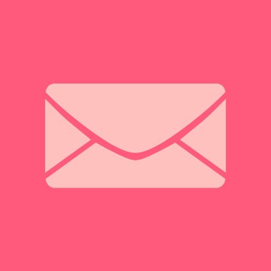 Düz simgesi mektup. Posta simgesini. 