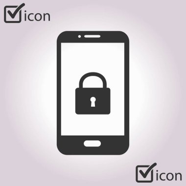 Internet güvenlik kavramı simgesi, kimlik ve koruma sembol, vektör çizim 