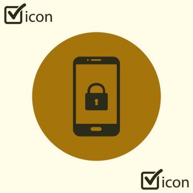 Internet güvenlik kavramı simgesi. Kimlik ve koruma simgesi.