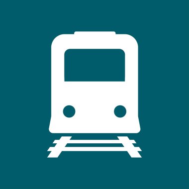 Tren simgesi. Metro erkek. Tren istasyonu işareti.