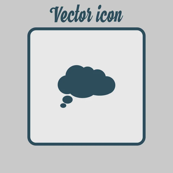 Chat Flache Icon Vector Eps — Stockvektor