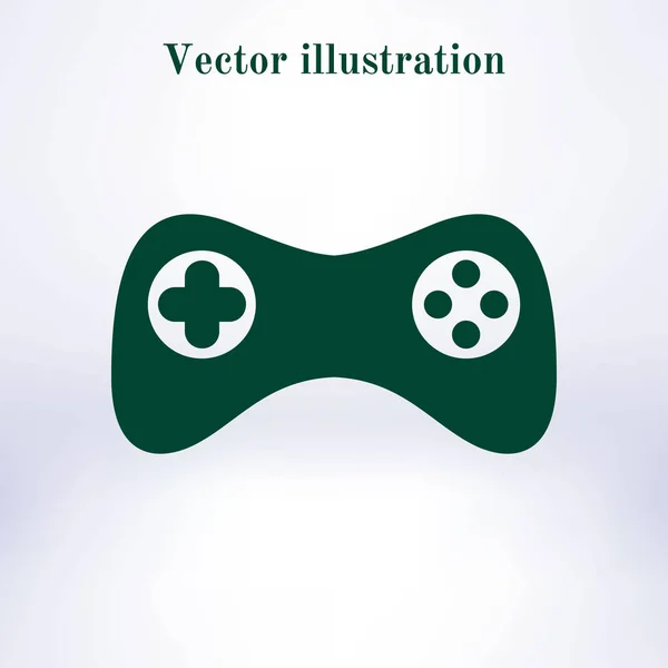Gamepad Icon Vector Flat Design Style — Stock Vector