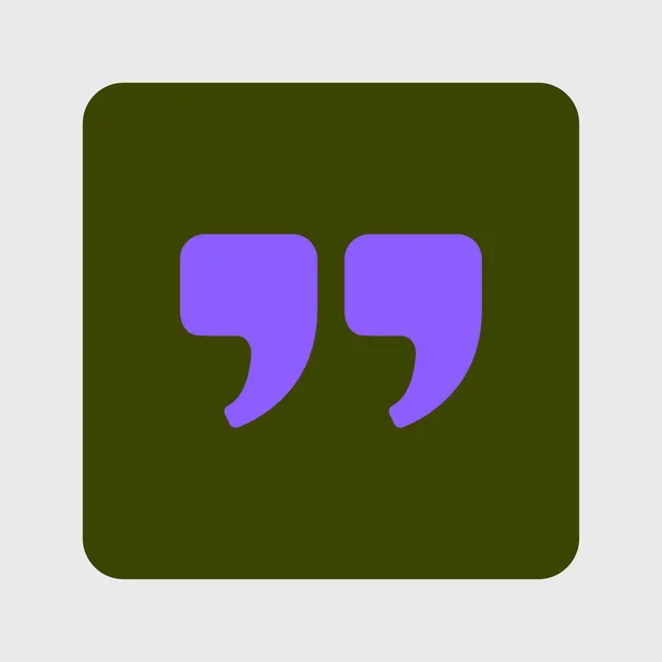Icône Vocale Boîte Dialogue Simbol Chat Devis Signe — Image vectorielle