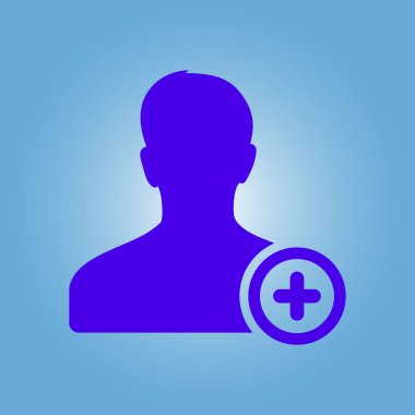 Kullanıcı işareti simgesi ekleyin. Arkadaş simge ekle