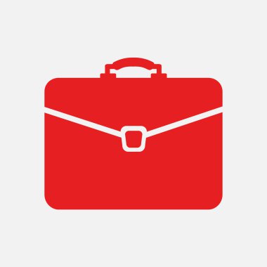 Evrak çantası ikonu, vektör illüstrasyonu. düz tasarım biçimi 