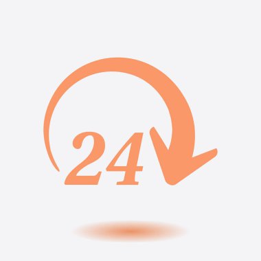 Saat saat etrafında bir gün simgesini açın..