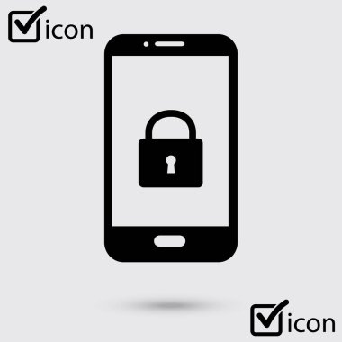 Internet güvenlik kavramı simgesi. Kimlik ve koruma simgesi.