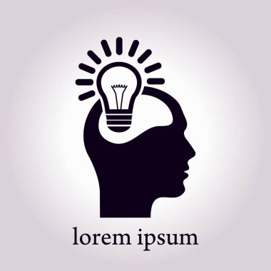 Yaratıcı fikirler ampul kavramı. Fikirler simgesi.