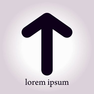 Ok simgesi. vektör illüstrasyonu