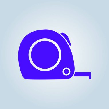  Mezura simgesi. Rulet inşaat erkek.