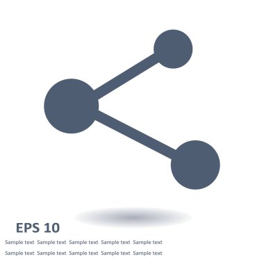 Pay işareti kutsal kişilerin resmi. Düz tasarım stili.