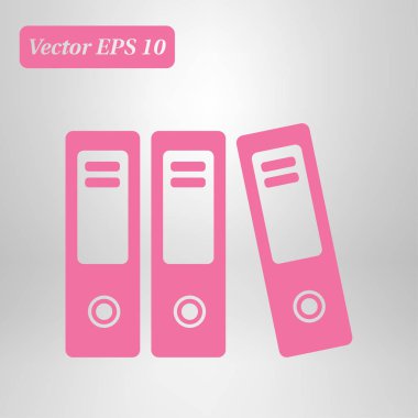 Evrak ve belgeler Office klasörler. Arşiv klasör simgesi. 