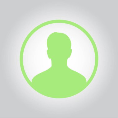 Kullanıcı simgesi simgesi. Kişi sembolü. İnsan avatarı. Düz stil. EPS 10.