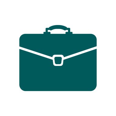 Evrak çantası ikonu, vektör illüstrasyonu. düz tasarım biçimi 