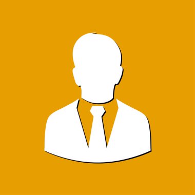 bir iş takım elbiseli adam kullanıcı simgesi.