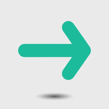 Ok simgesi. vektör illüstrasyonu