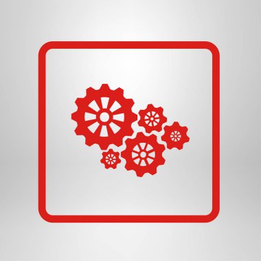 Simge vites. Düz stil. 