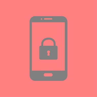 Internet güvenlik kavramı simgesi, kimlik ve koruma sembol, vektör çizim 