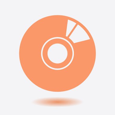 CD veya Dvd simgesini. Kompakt disk erkek.