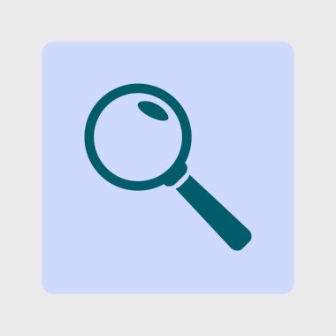 Loupe'un simgesi. Arama düğmesi . Büyüteç. 