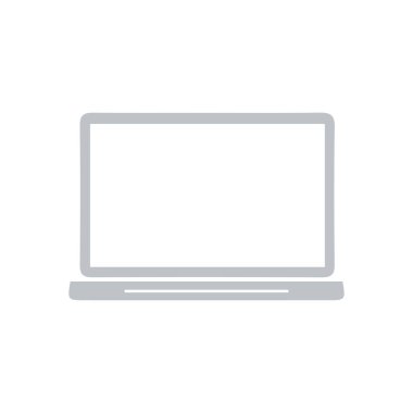 dizüstü bilgisayar kutsal kişilerin resmi, düz tasarım stili, vektör Eps 10, vektör çizim 