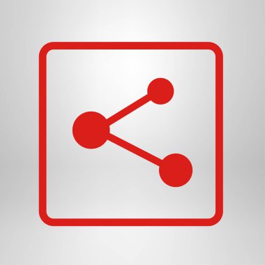 Pay işareti kutsal kişilerin resmi. Düz tasarım stili.