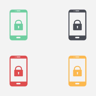 İnternet güvenliği konsepti ikonu. Tanımlama ve koruma simgesi.